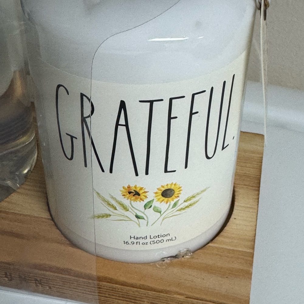 Rae Dunn Blessed & Grateful Hand Soap and Lotion Set - Picture 2 of 6